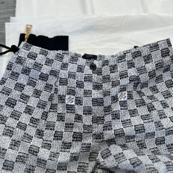 Louis Vuitton LV Match Damier Dressy Jogging Pants 100% authentic Sz US - Picture 9 of 16